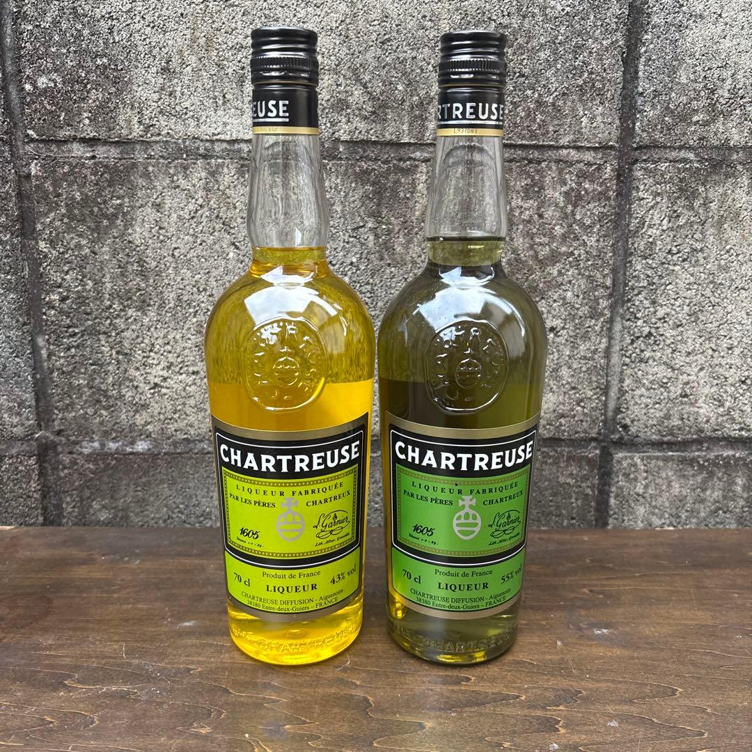 シャルトリューズ ヴェール (緑) ジョーヌ (黄) 700ml 未開封