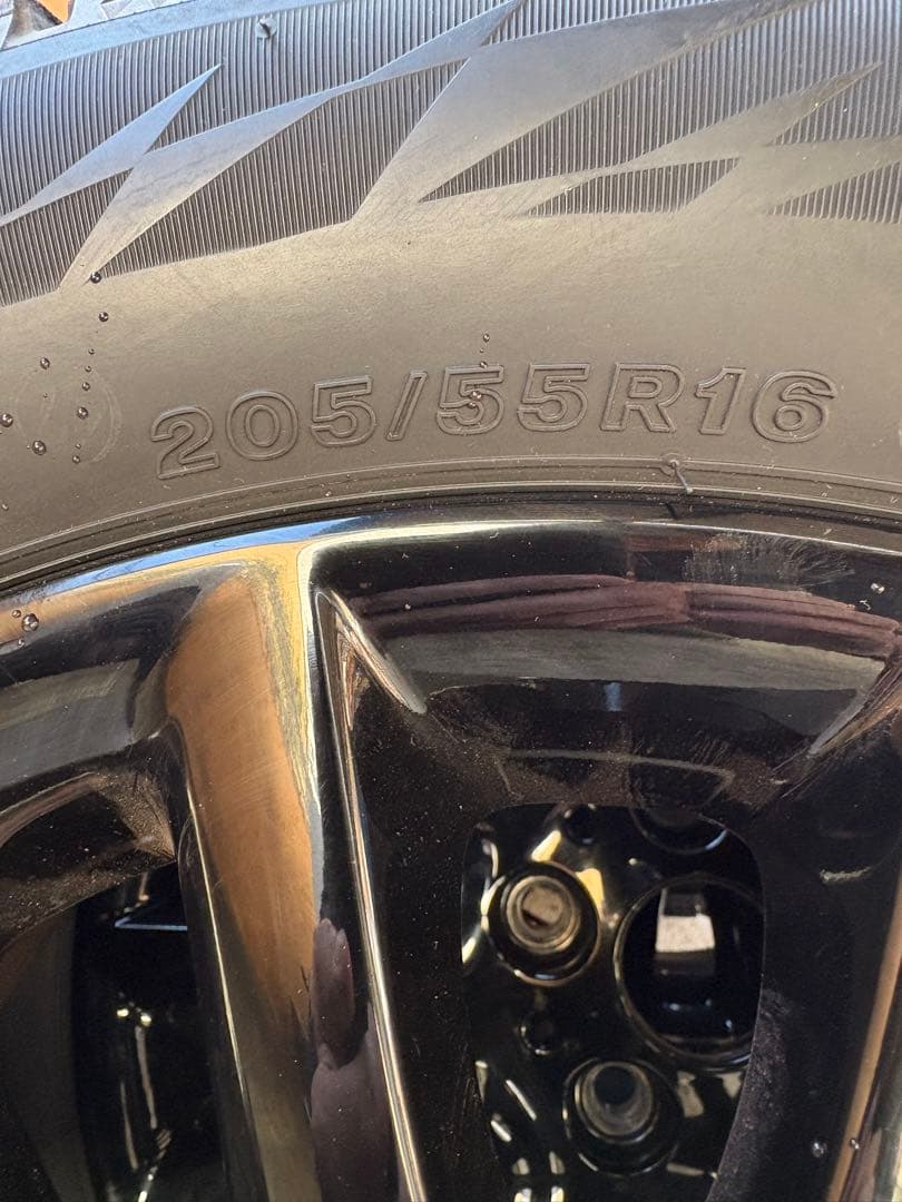 ミニクーパー純正アルミホイールセット 205/55R16 4本スタッドレス付き