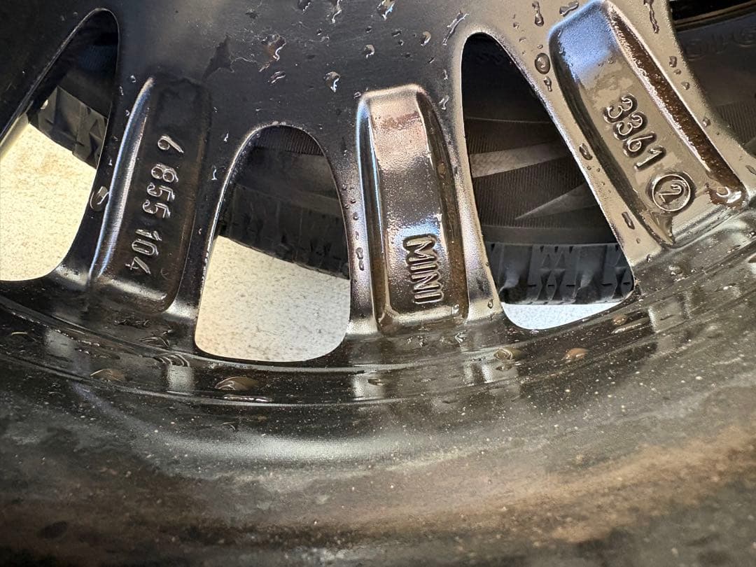 ミニクーパー純正アルミホイールセット 205/55R16 4本スタッドレス付き