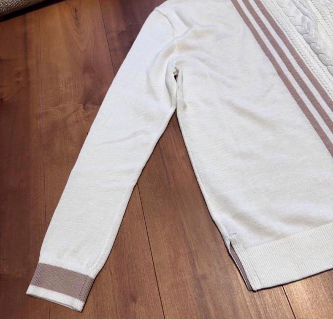 長袖セーター　ニットスカート　サイズL セットアップ　ゴルフウェア　秋冬　ウール