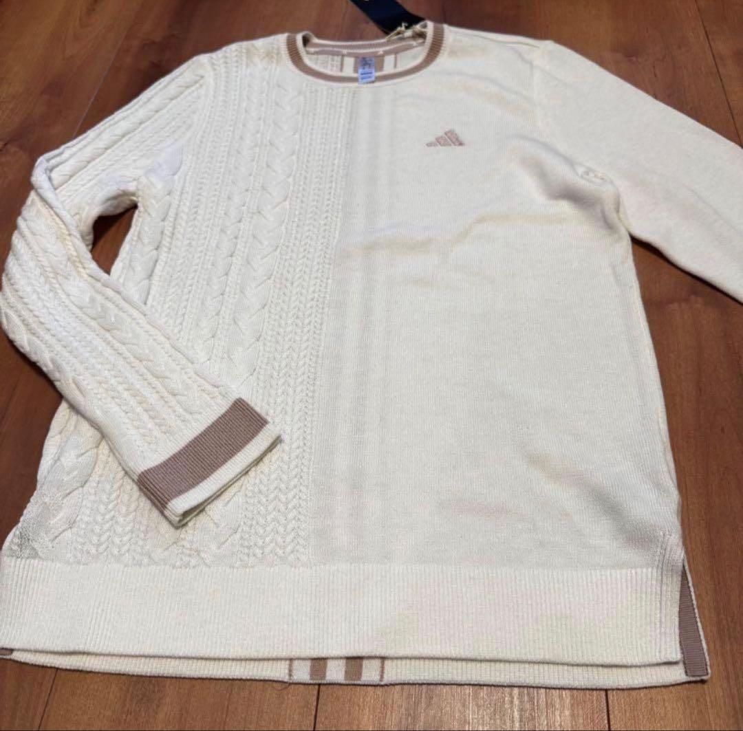 長袖セーター　ニットスカート　サイズL セットアップ　ゴルフウェア　秋冬　ウール