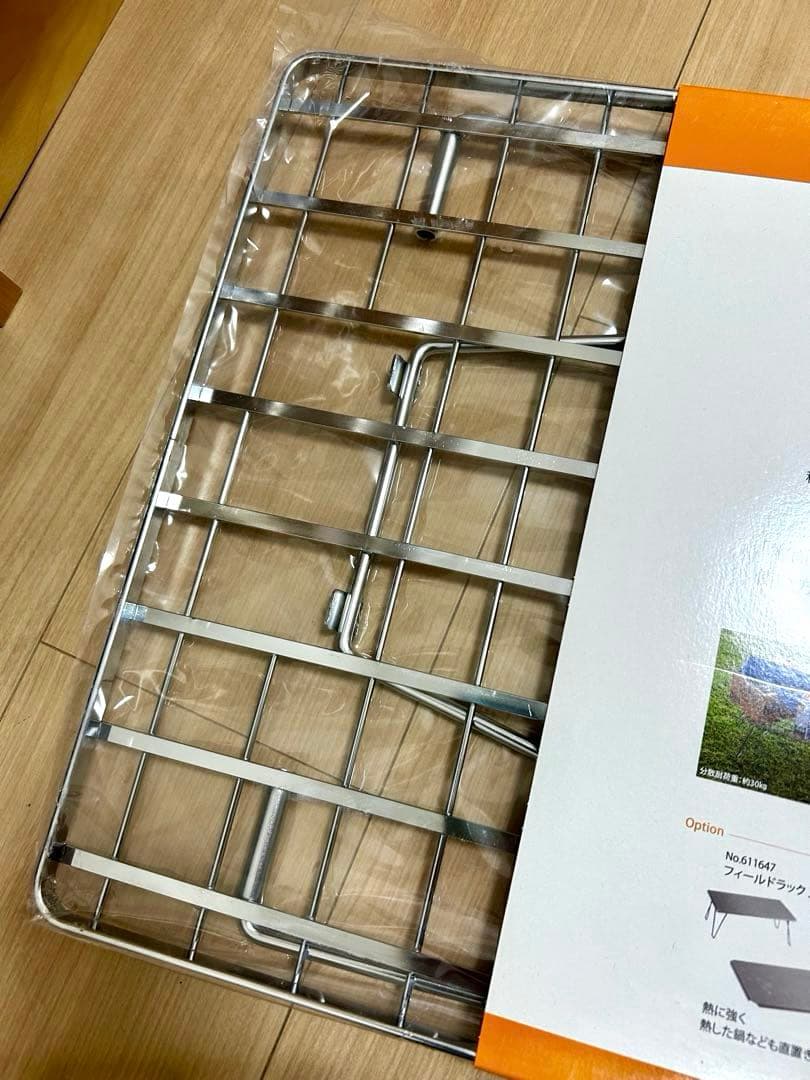 【新品・未使用・廃盤品】UNIFLAME フィールドラック（シルバー）