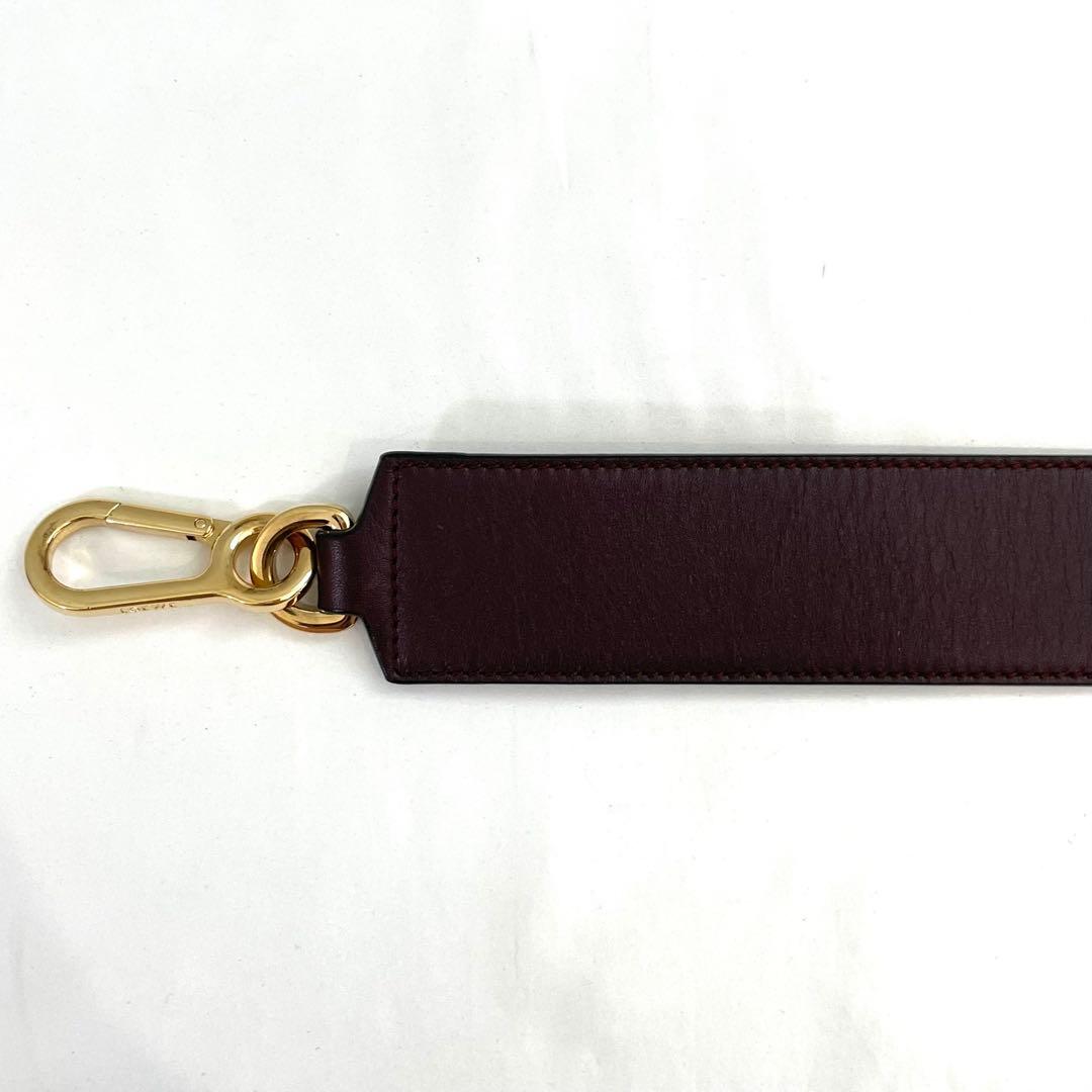 【極美品】LOEWE パズル ショルダーベルト ストラップ レザー 箱付き