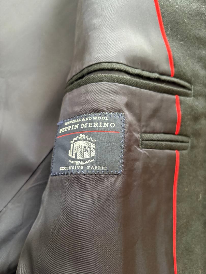 K*N様 未使用に近い　jプレス メリノウールフランネル　ネイビーブレザー　金ボ