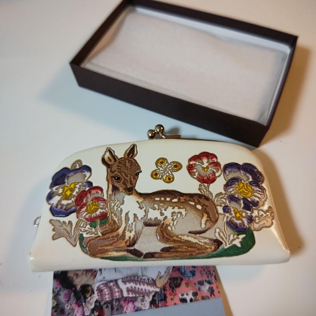 専用《Nathalie Lete × 文庫革》がま口財布　箱付き