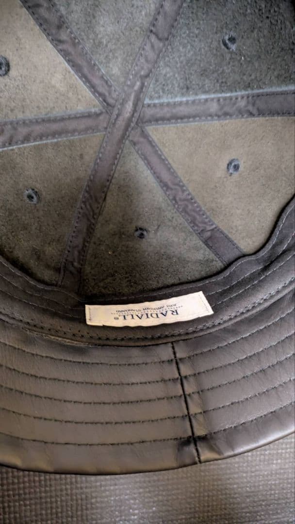 RADIALL ラディアル レザー バケットハット ブラック　M