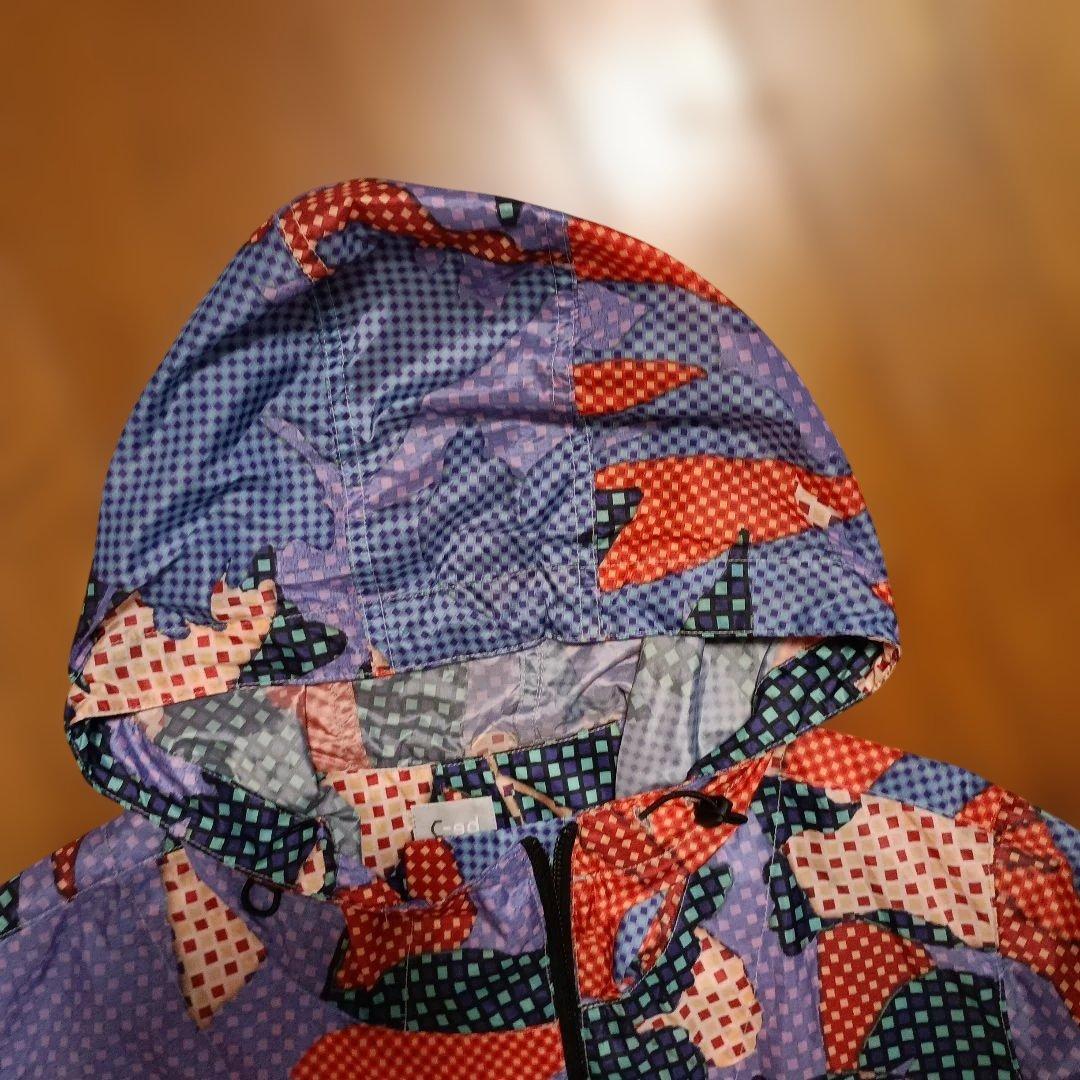 カラフルドット柄フード付きジャンパー