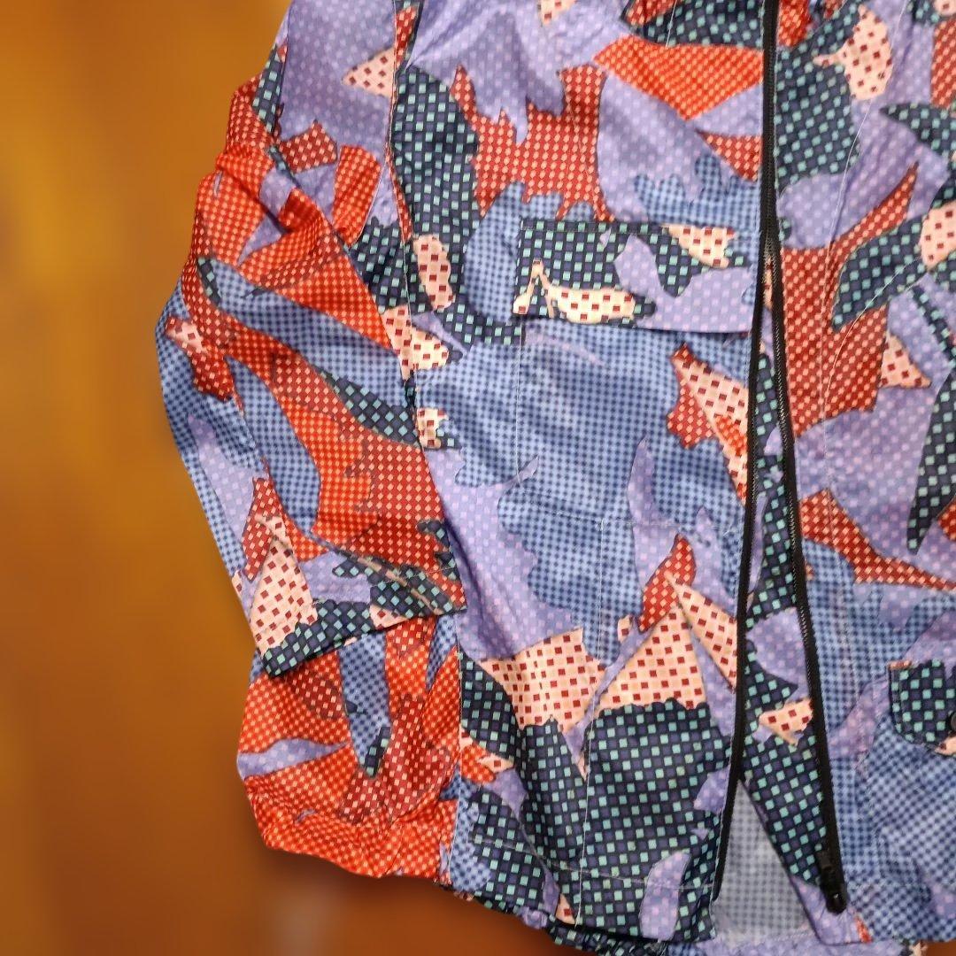 カラフルドット柄フード付きジャンパー