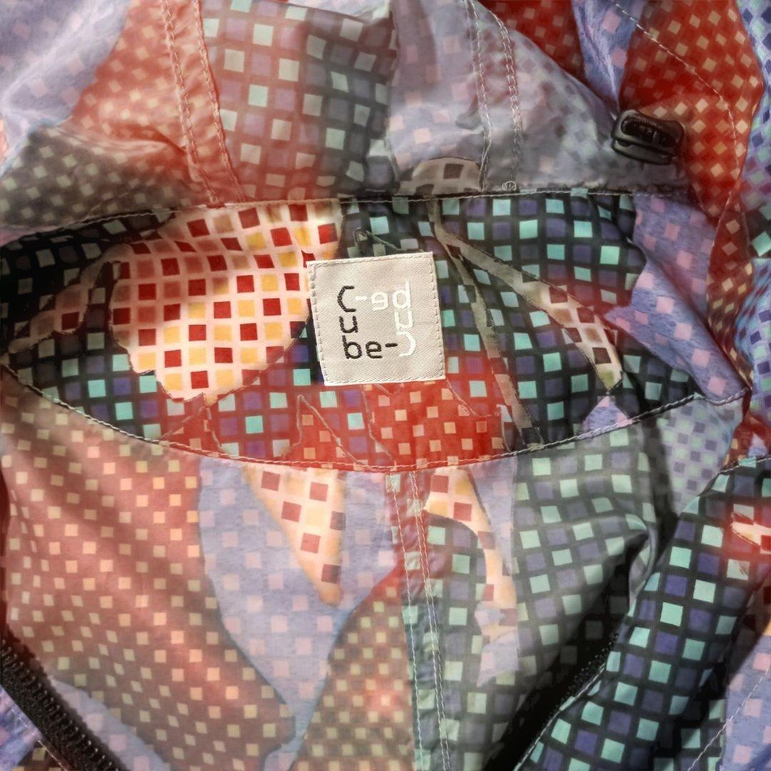 カラフルドット柄フード付きジャンパー