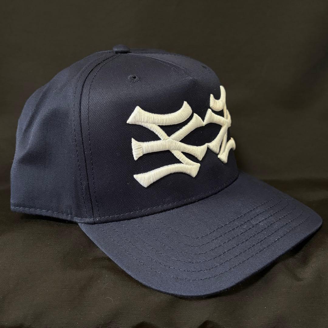 オマ キャップ bnnd.（oMA）ネイビー ニューエラ ダブルアイコン 正規品