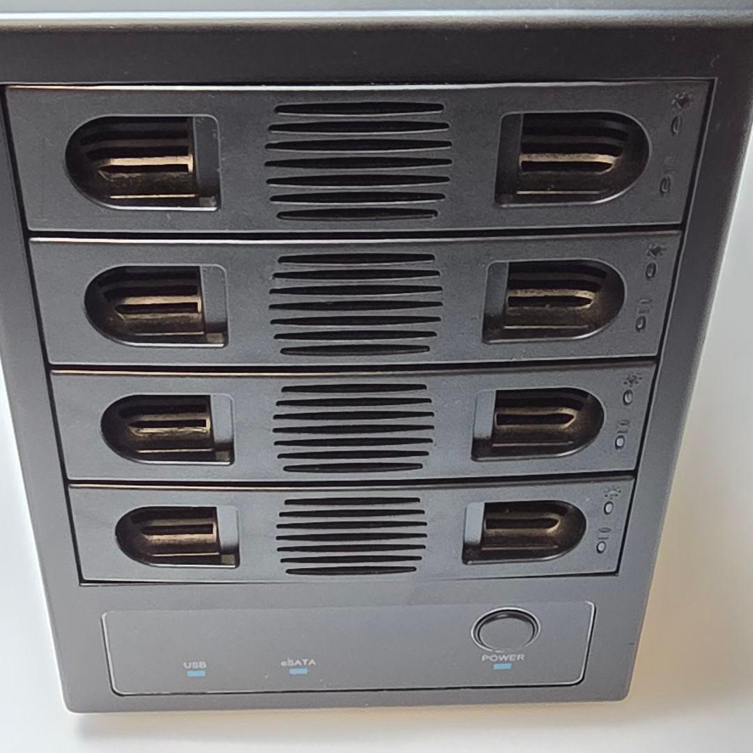 SATA HDD SSD 用 4台 外付 ケース USB eSATA 接続 対応