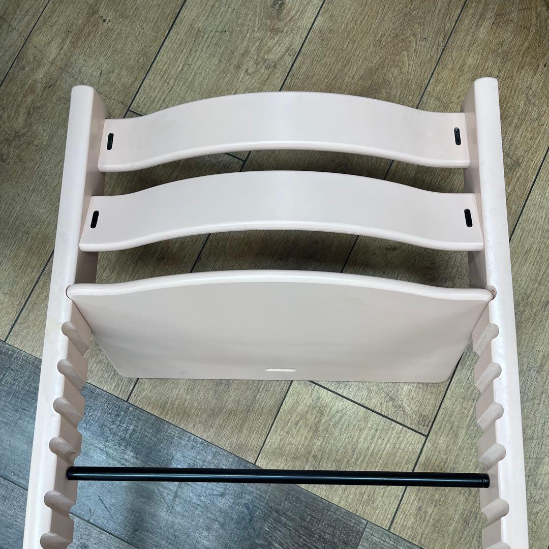 美品 ストッケ トリップトラップ ピンク S/N6 セレーヌピンク