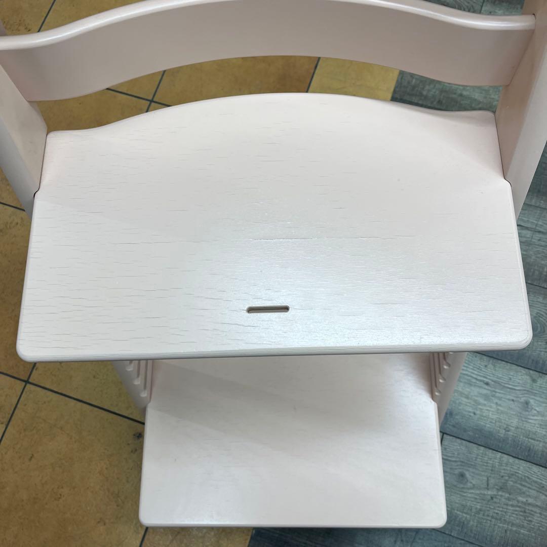 美品 ストッケ トリップトラップ ピンク S/N6 セレーヌピンク