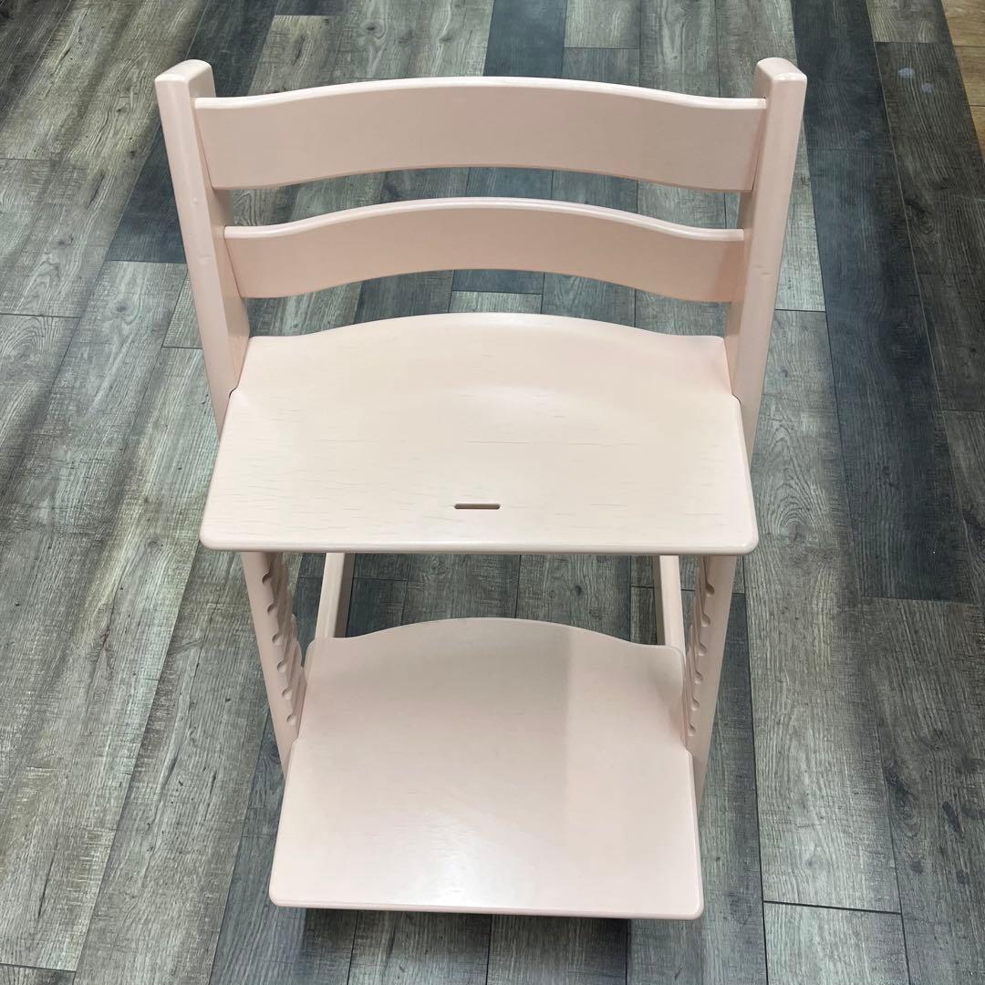 美品 ストッケ トリップトラップ ピンク S/N6 セレーヌピンク