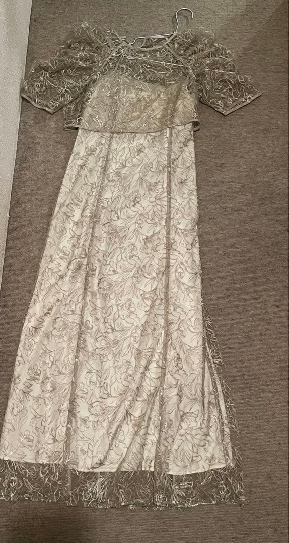 LERURE リルアー Whole race layered dress