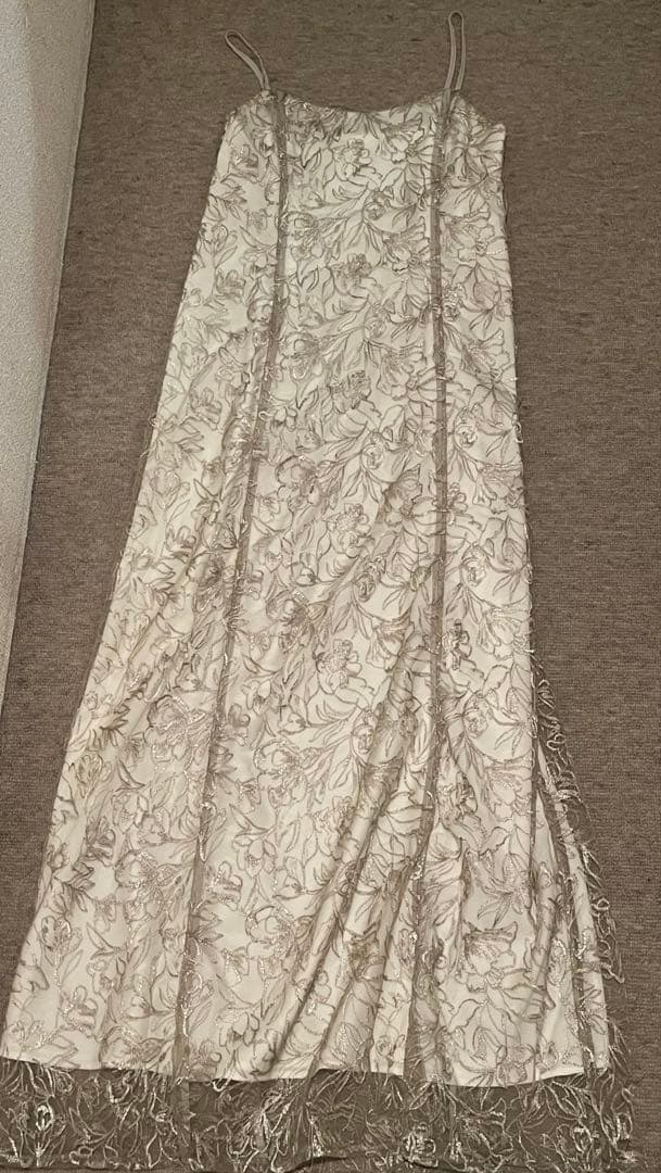 LERURE リルアー Whole race layered dress