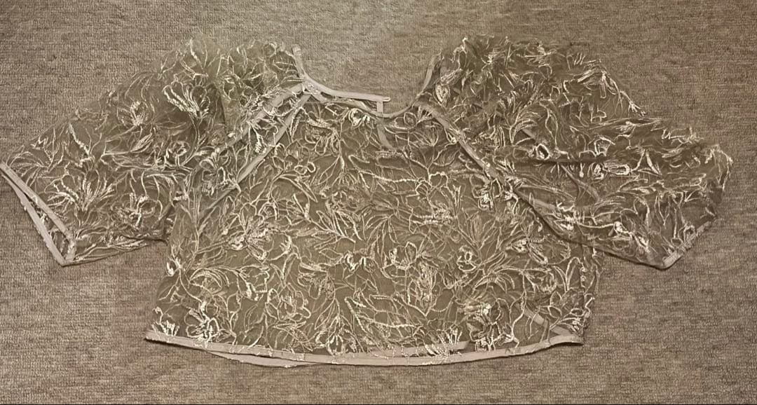 LERURE リルアー Whole race layered dress