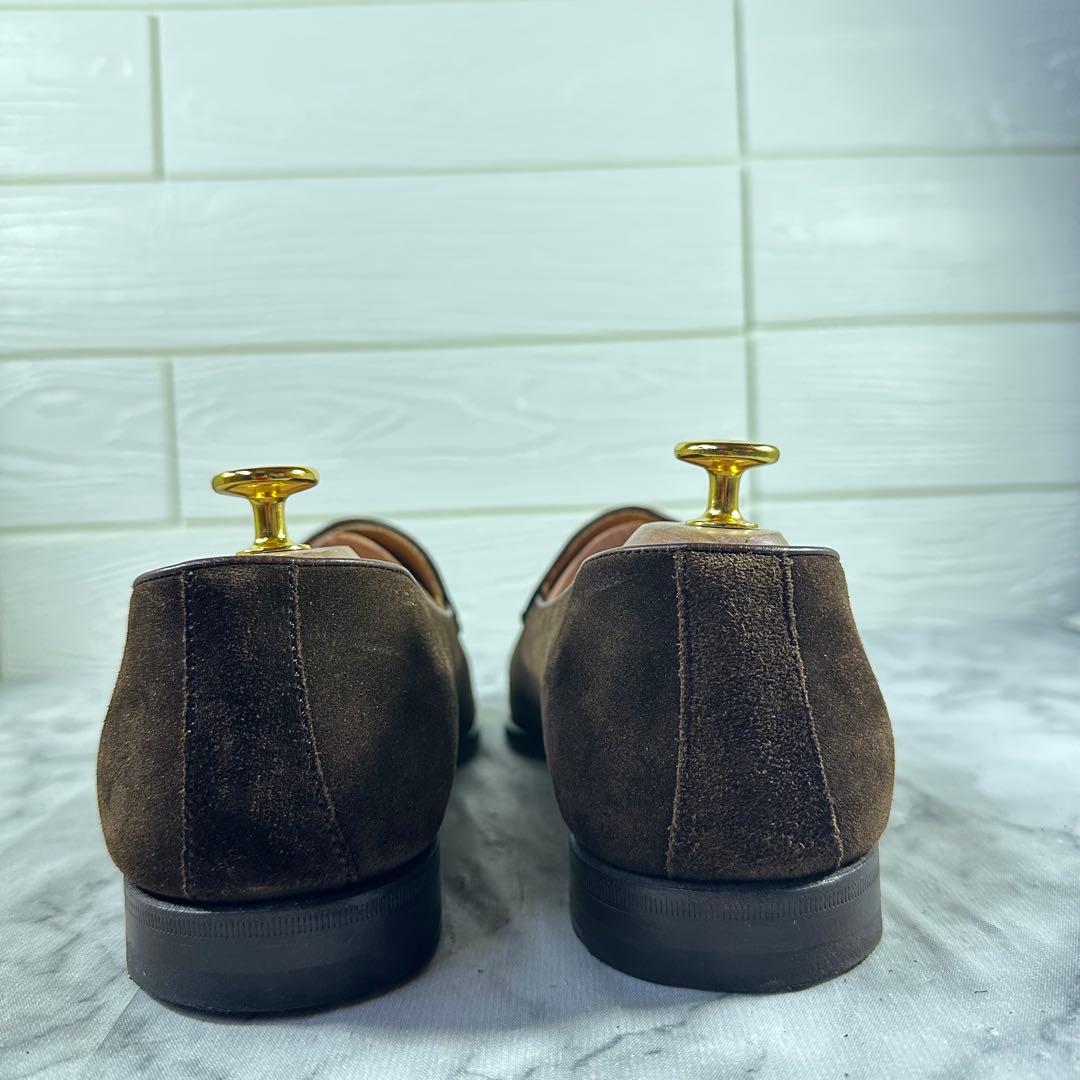 PACO MILAN ブラウン スエード タッセルローファー 26.5㎝相当