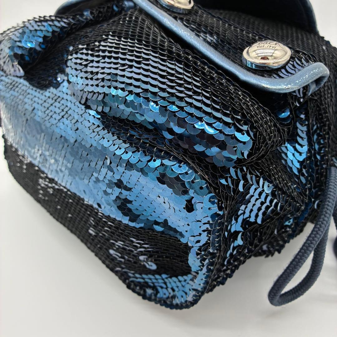 バッグ COACH Poppy Sequin Spotlight 2way Bag