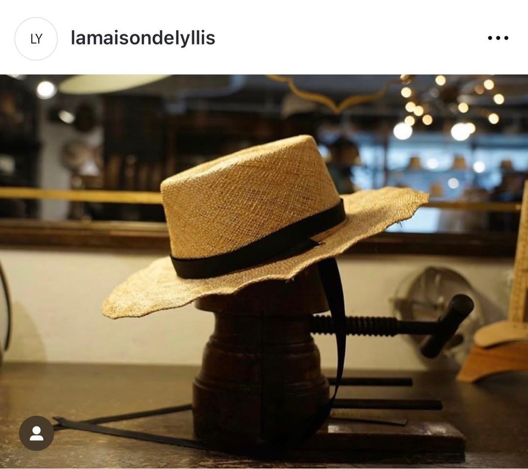 La Maison de Lyllis 麦わら帽子　HANA AMISCHE