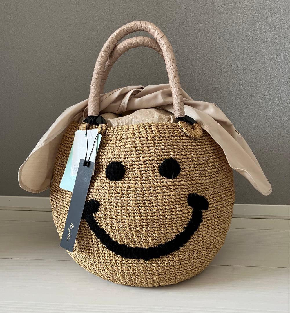 アジョリー かごバッグ スマイル 新品未使用 完売品