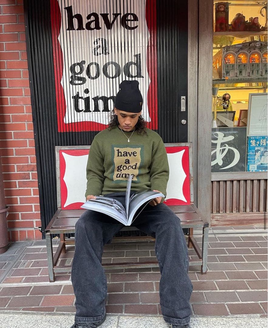 have a good time ニットsweater