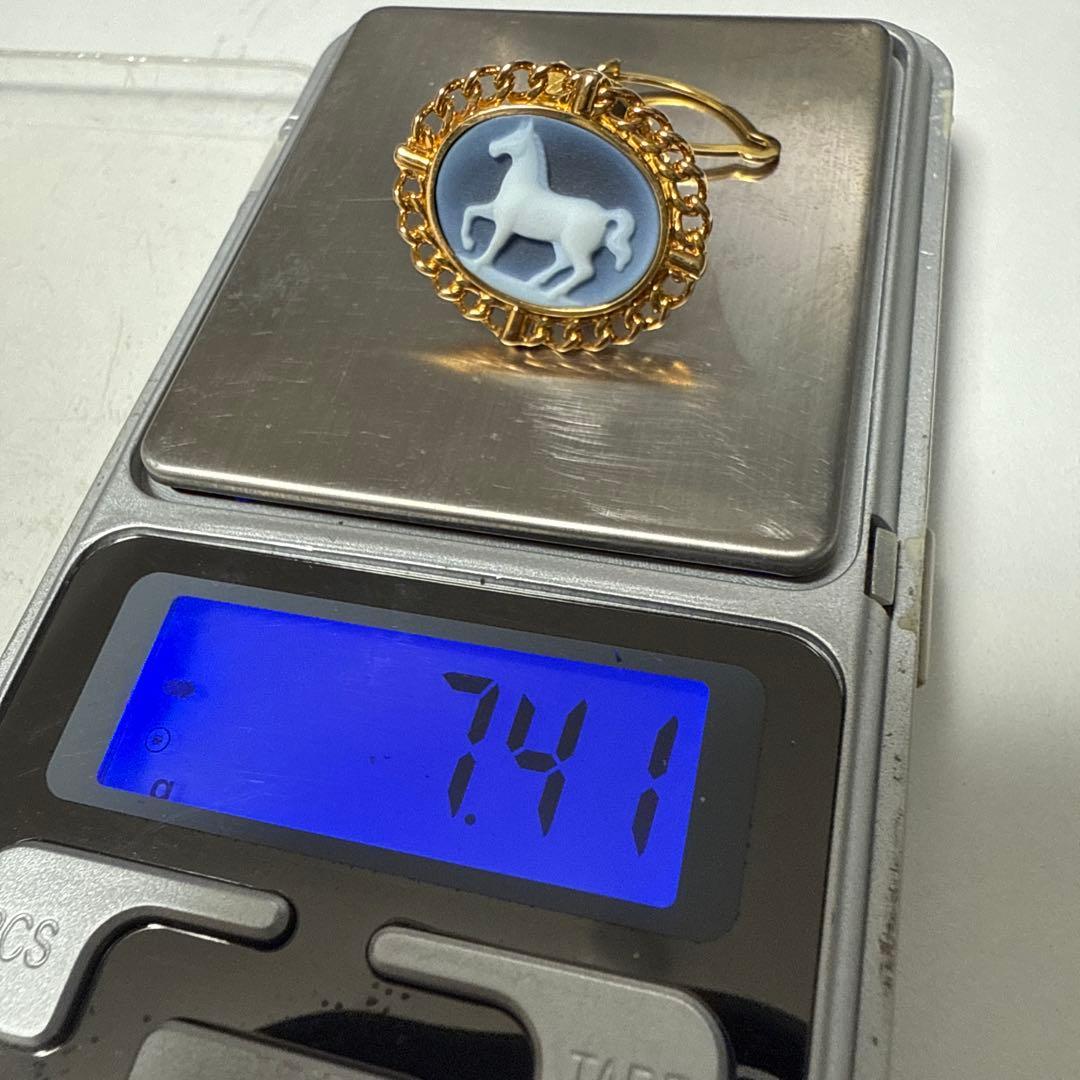 【専用】K18刻印 カメオ