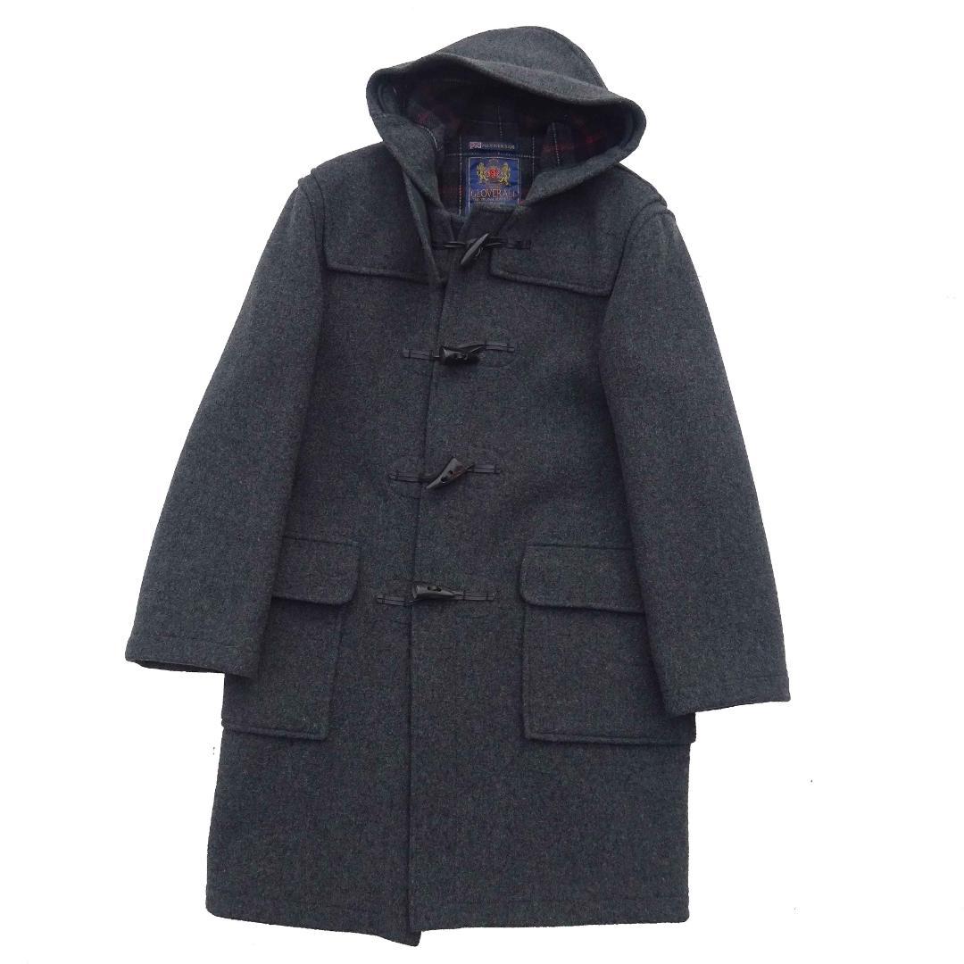 美品英国旗タグ　グロバーオール ダッフルコート38イギリス製クラシック㈱大丸