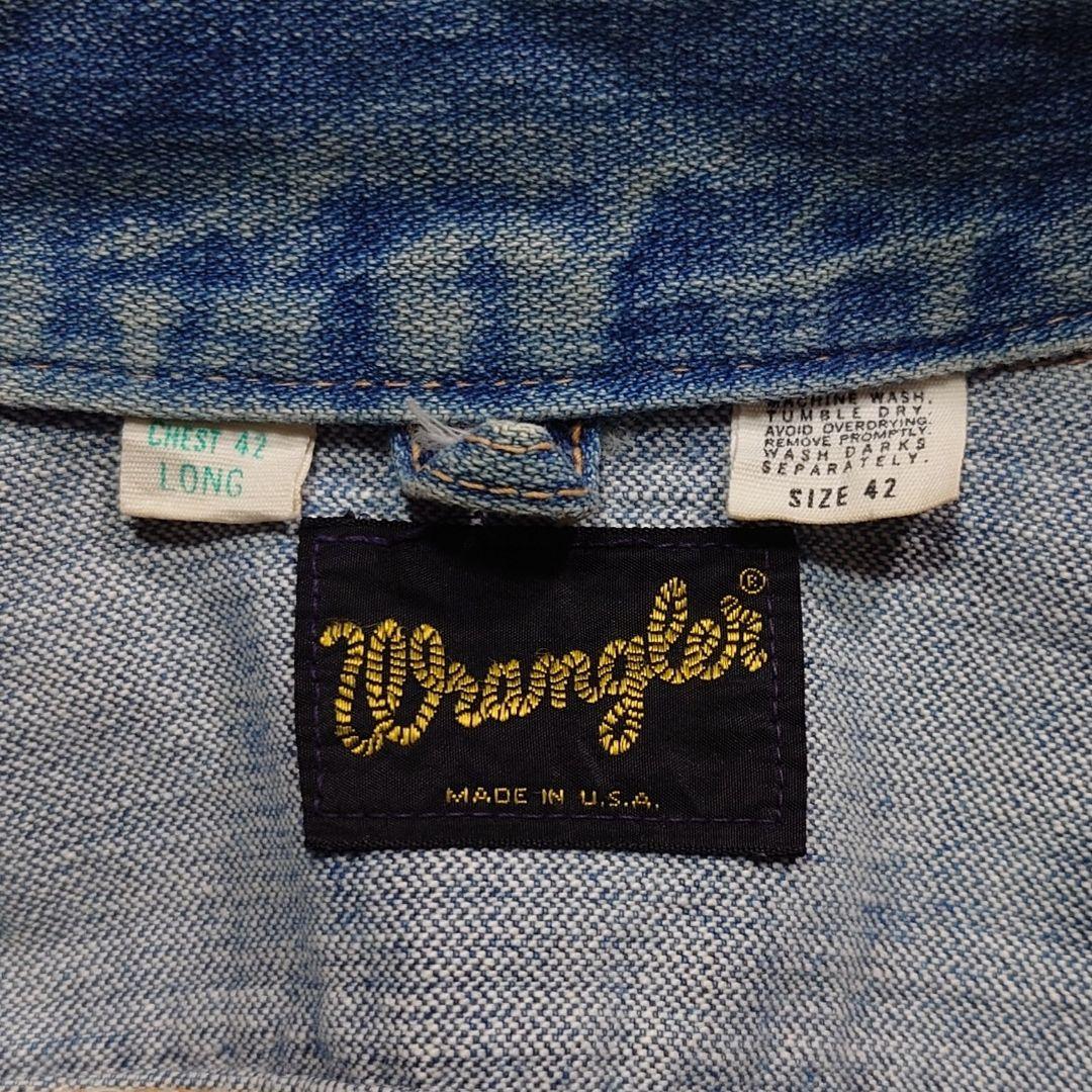 70s Wrangler 124MJ LONG USA製 黒タグ 42