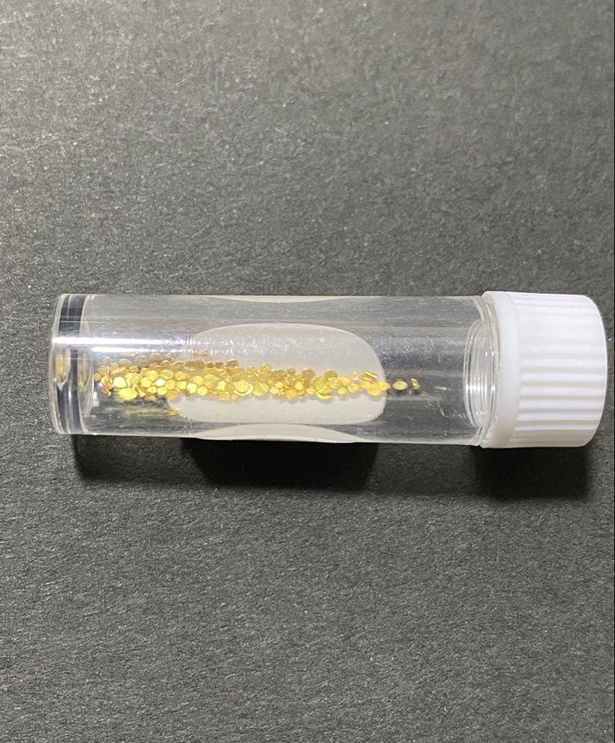 砂金　約103粒　24K 土肥金山　湯の奥金山