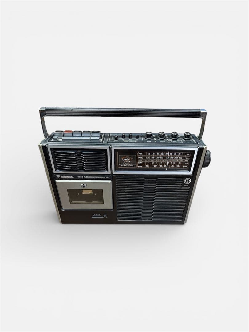 National ブラック　ナショナル ラジカセ　RQ-560　動作品　レトロ