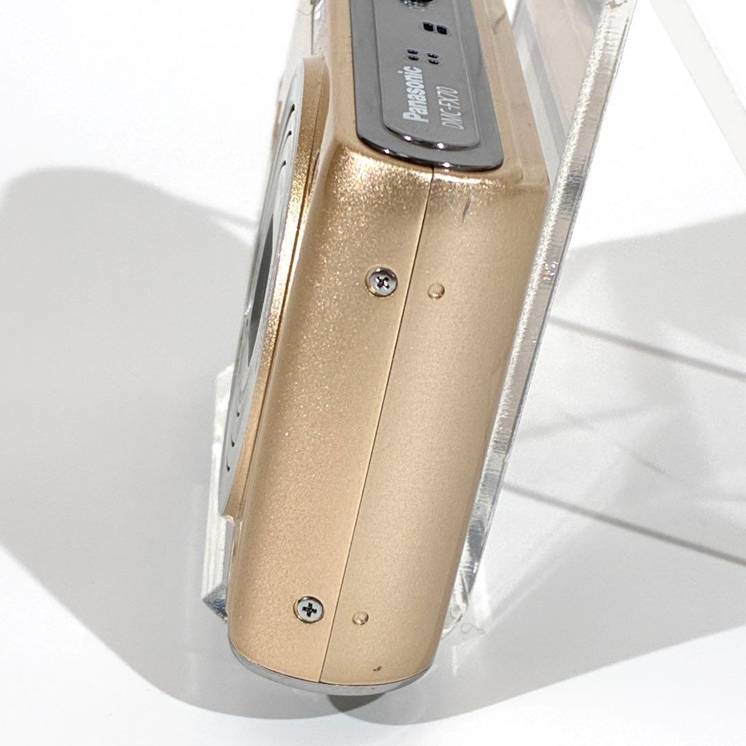 動作確認済 Panasonic LUMIX DMC-FX70 デジカメ ゴールド