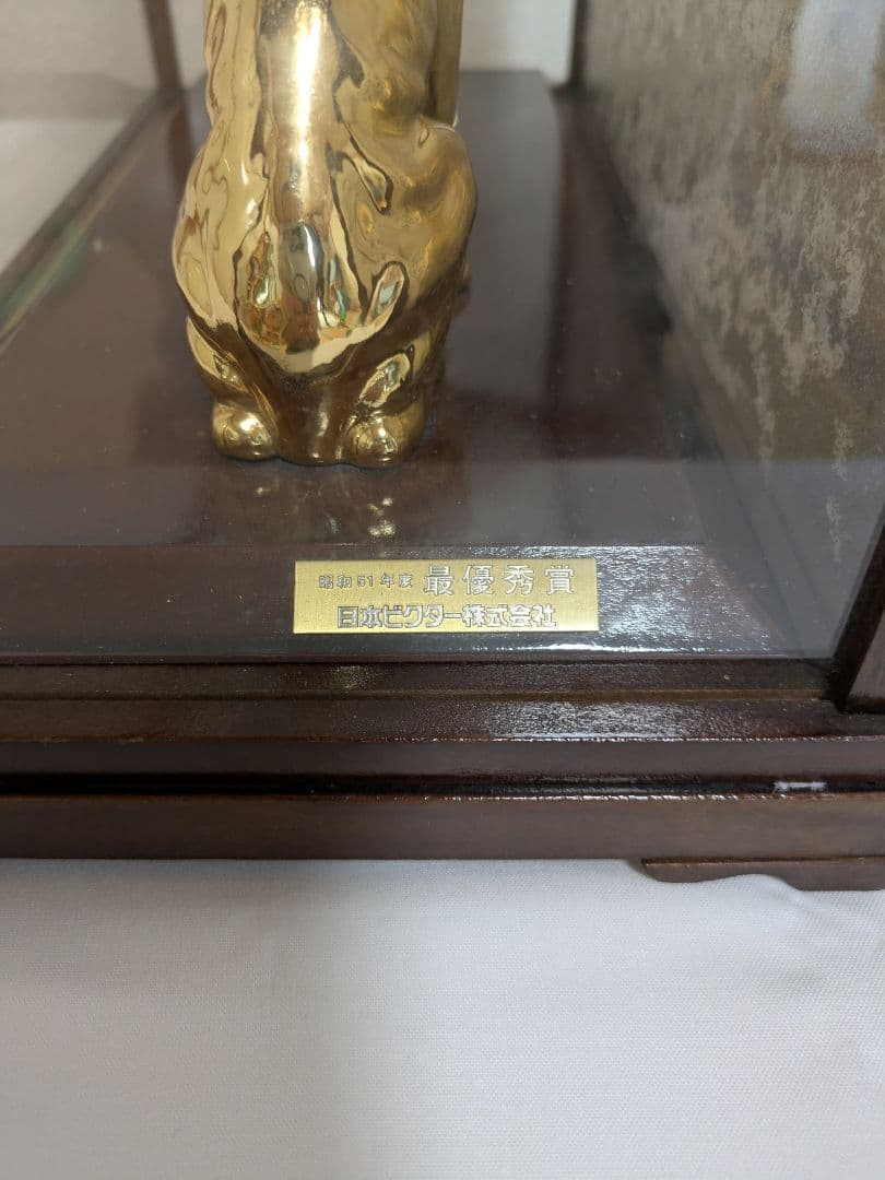 ビクター 犬と蓄音機の置物