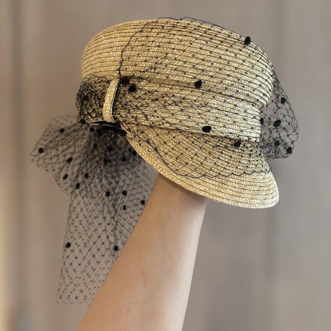 未使用ca4la定価39600円今季セール対象外品アトリエメイド☆キャスケット