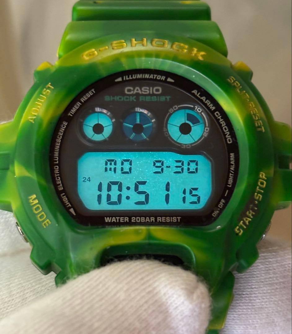 G-SHOCK/ジャミンカラー/迷彩/カモ/マーブル/三ツ目/限定/グリーン/緑