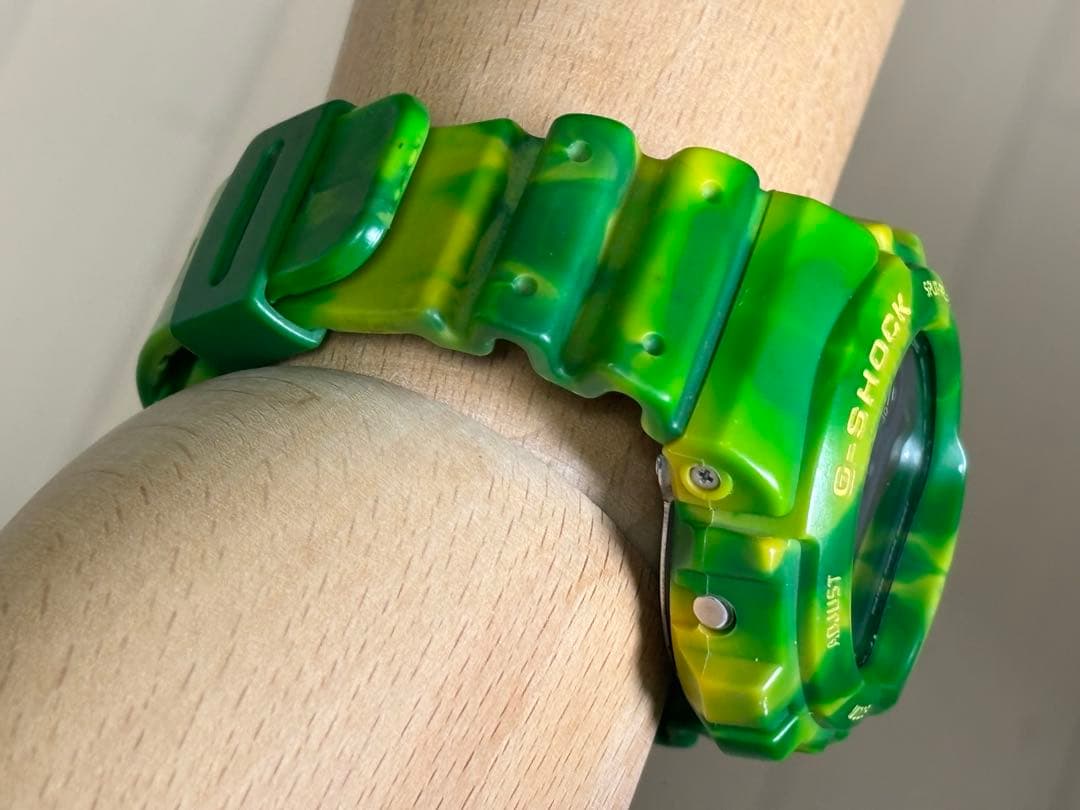G-SHOCK/ジャミンカラー/迷彩/カモ/マーブル/三ツ目/限定/グリーン/緑