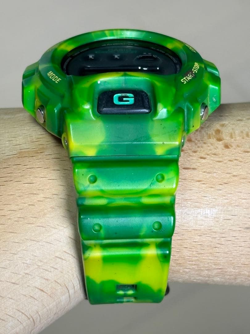 G-SHOCK/ジャミンカラー/迷彩/カモ/マーブル/三ツ目/限定/グリーン/緑
