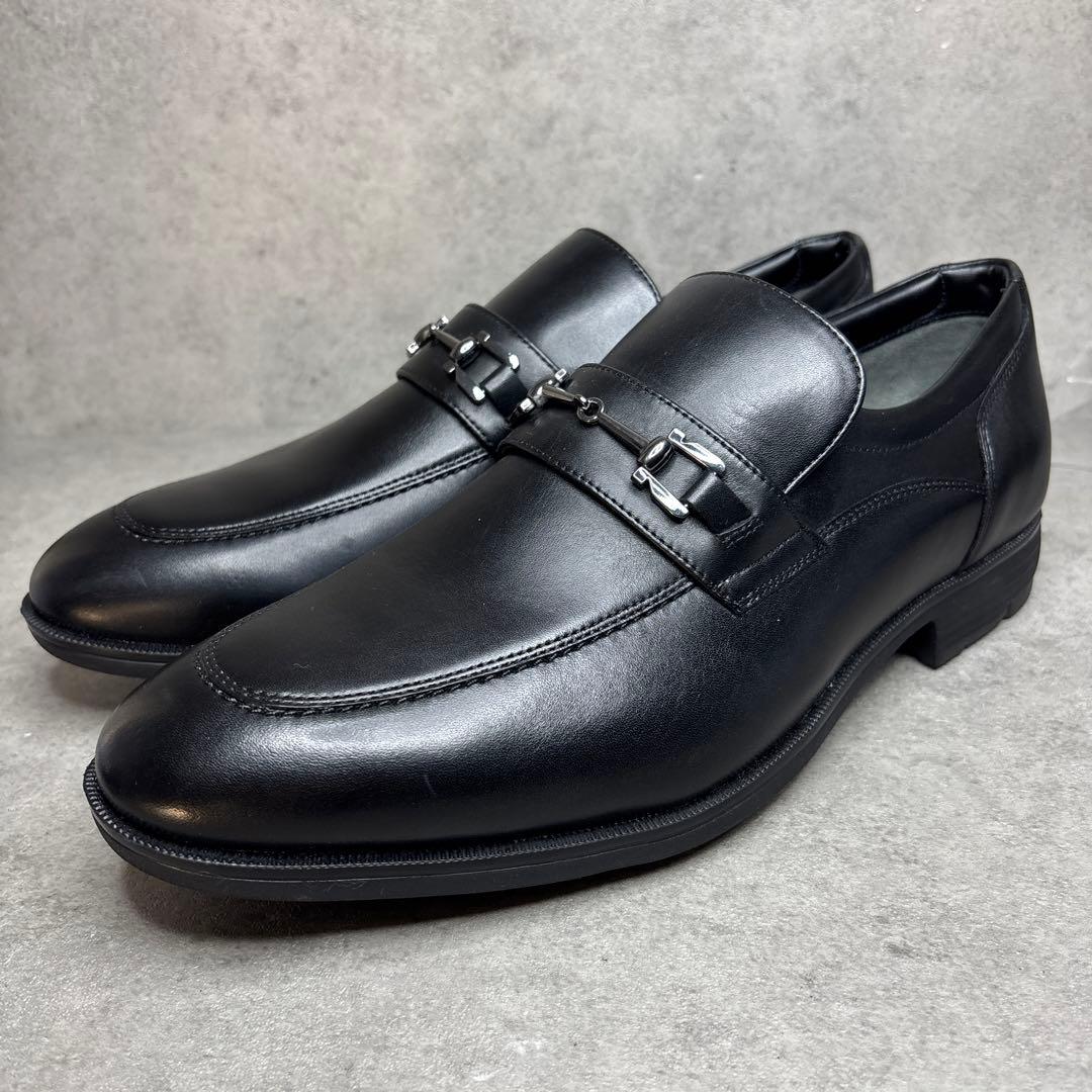 展示品未使用！texcy luxe テクシーリュクス ビジネスシューズ 革靴 黒