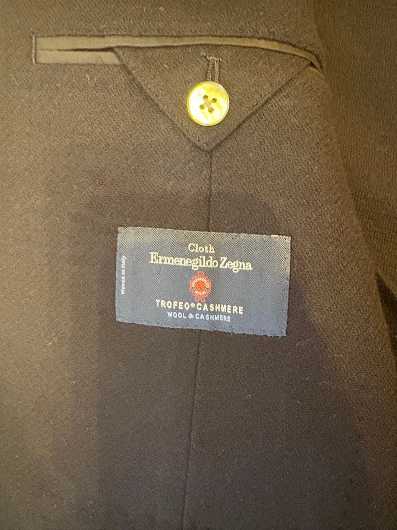 ネイビージャケットトゥモローランド　TOMORROWLANDゼニアZegna