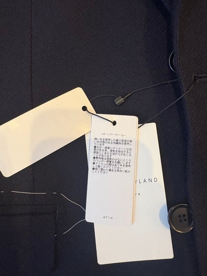 ネイビージャケットトゥモローランド　TOMORROWLANDゼニアZegna