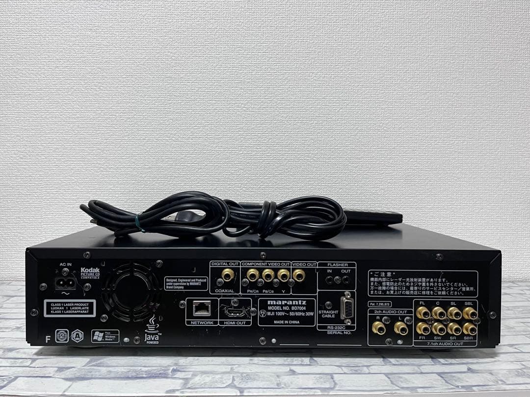 マニアの方！リモコン付　マランツ　ブルーレイプレイヤー　BD7004
