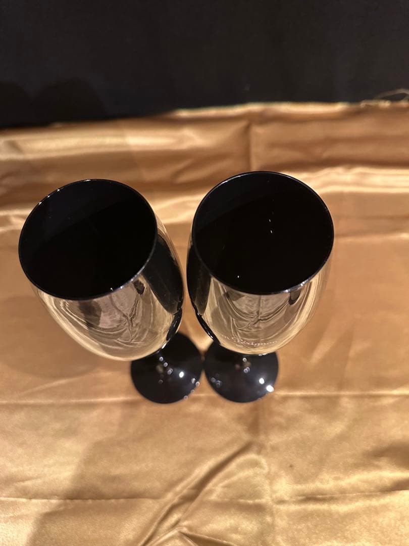 ドンペリニョン・エノテーク・ペアグラス＆ブラックフルートペアグラス4脚セット