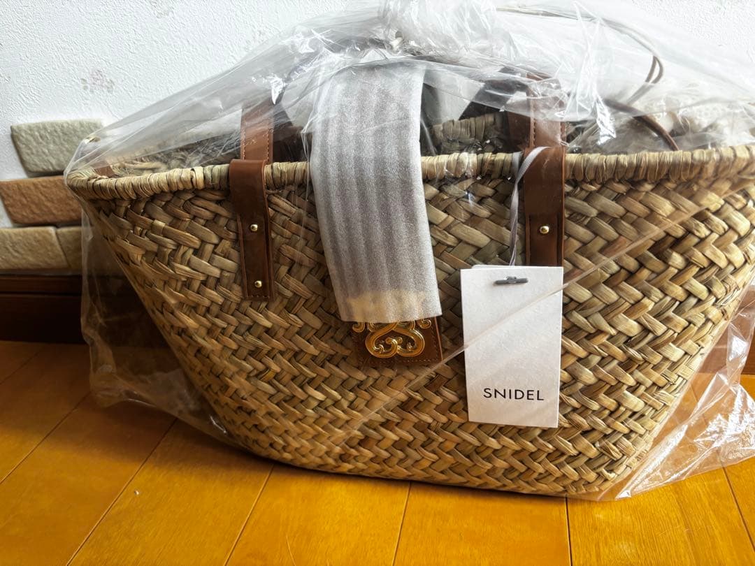 新品未使用スナイデルSNIDEL コットンショルダーブレードトートバッグ大
