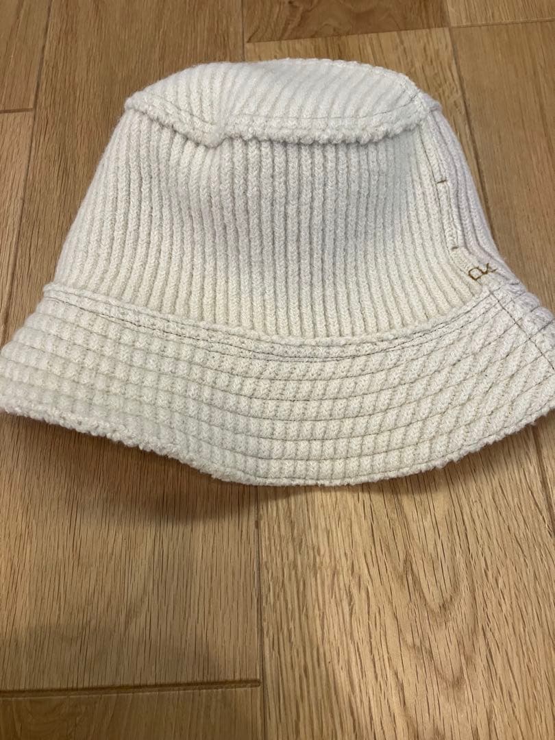今期:45r ホワイト バケットハット