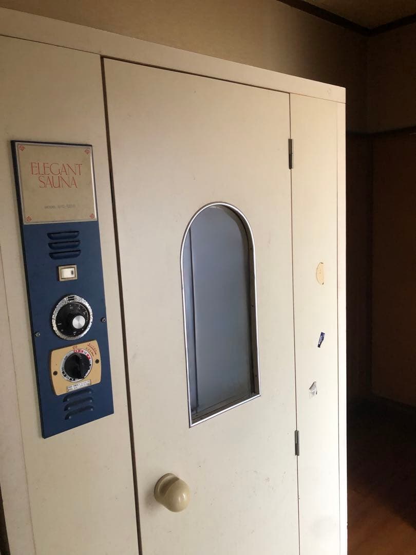 昭和　サウナ　自宅用　遠赤外線　レトロ　ヴィンテージ