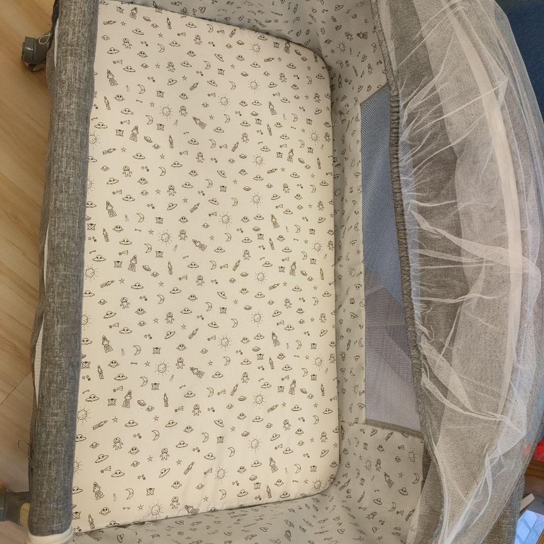 Onhvup 添い寝ベビーベッド 折りたたみ 高さ調整