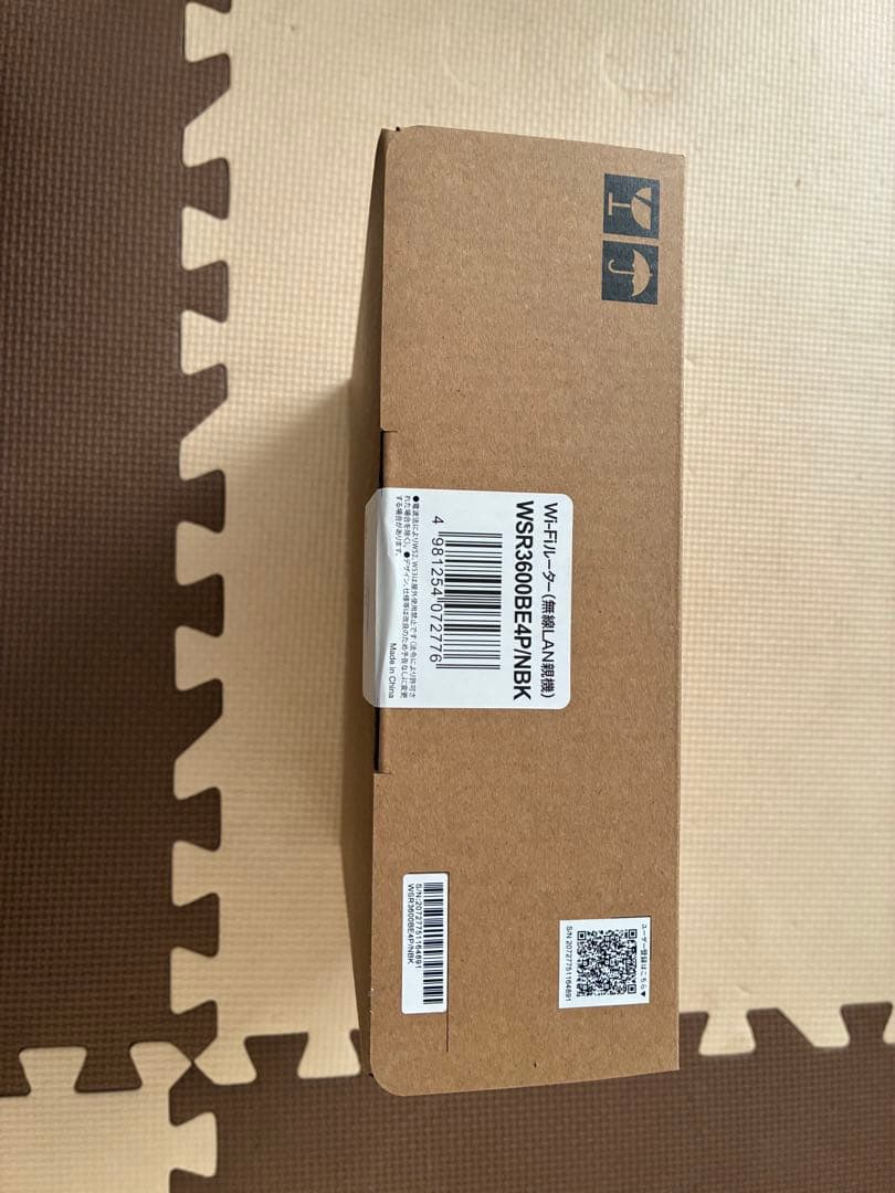 BUFFALO Wi-Fi 7 ルーター WSR3600BE4P-NBK 黒