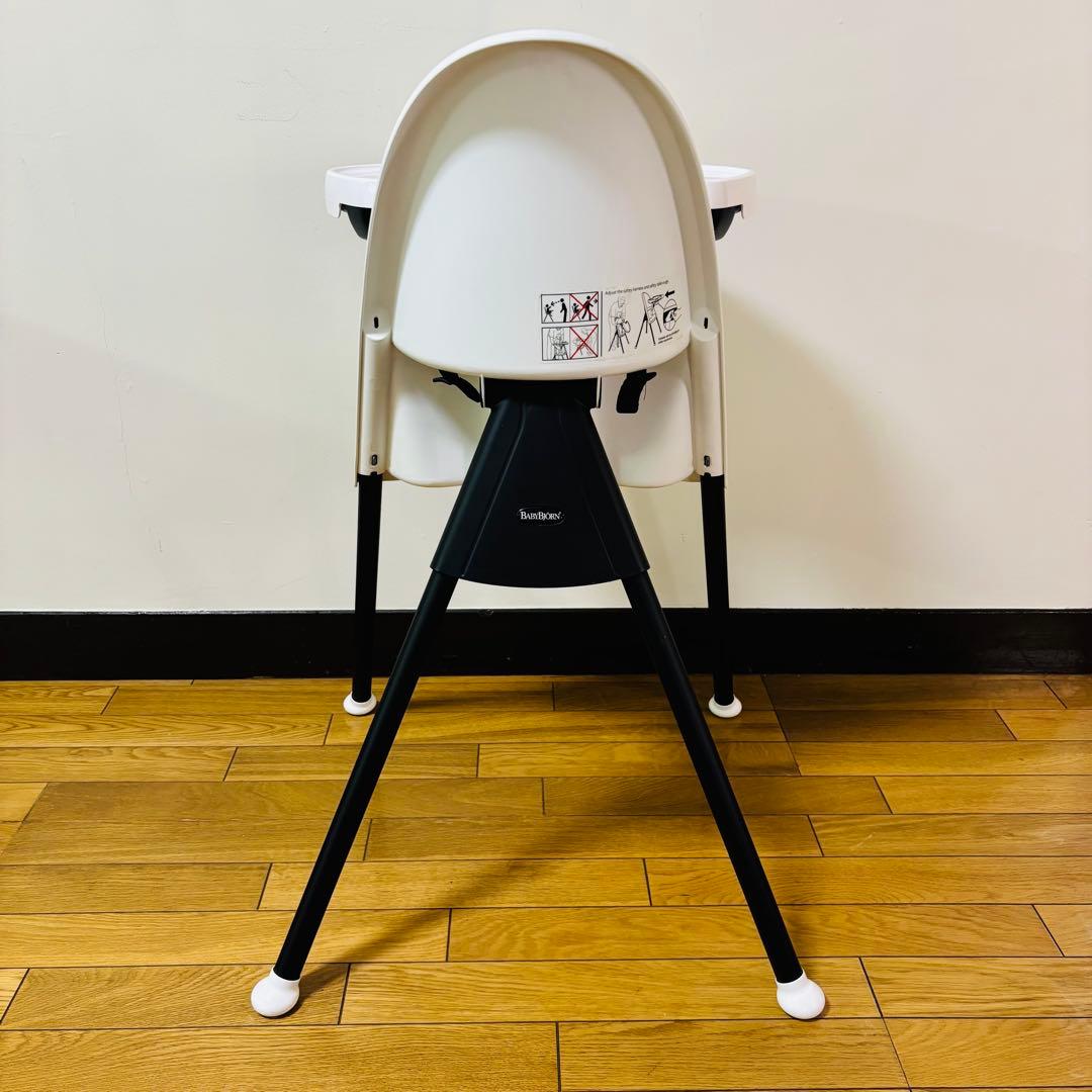 【美品】BABYBJÖRN ホワイトハイチェア