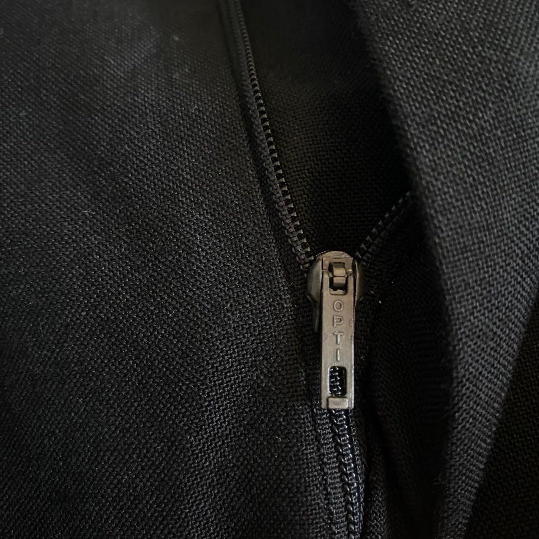 70s ENGLAND ワイドスラックス ブラック OPTI タック入り