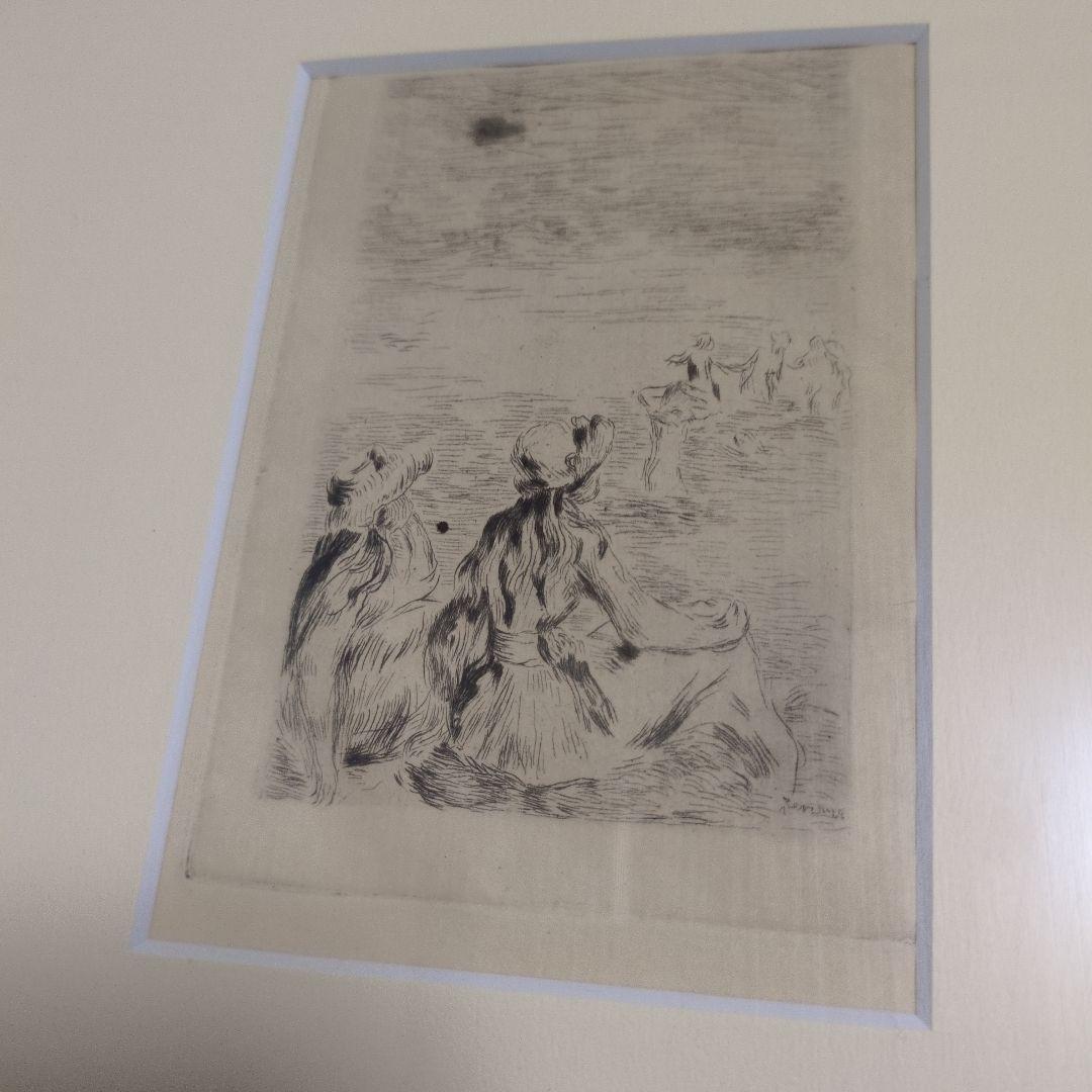 リトグラフ　ルノワール